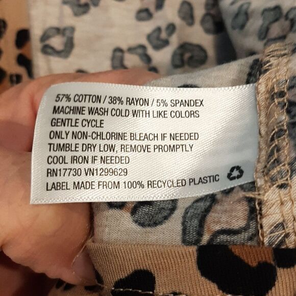 Wild Fable Tan Animal Print Dress - Picture 6 of 9